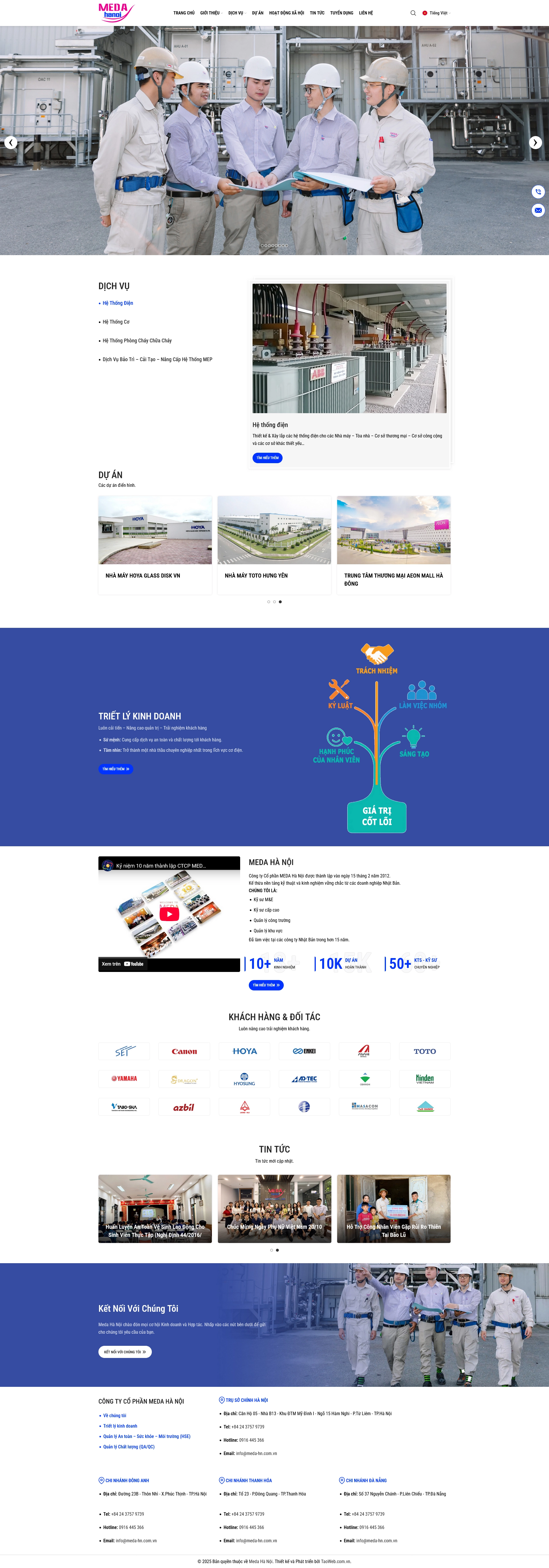 Thiết Kế Website MEDA Hà Nội